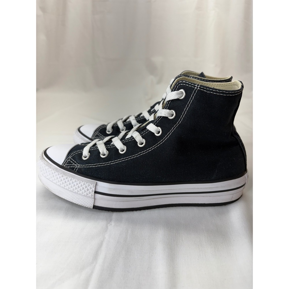 Converse Chuck Taylor All Star High Top Black Canvas Sneakers M7650 - Picture 6 of 16